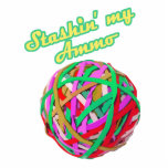 stashing my ammo rubberband ball photo cut outs