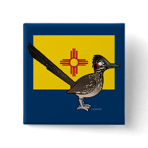 State Birdorable of New Mexico: Roadrunner Pins