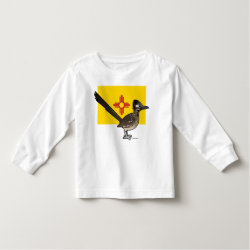 State Birdorable of New Mexico: Greater Roadrunner Toddler Long Sleeve T-Shirt