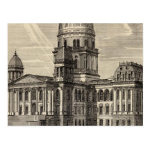State Capitol building, Springfield, Ill Postcard