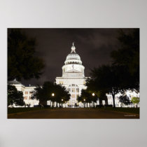 State Capitol of Austin, Texas at Night