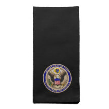 State Dept. Seal Cloth Napkins