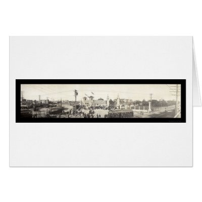 State Fair Dallas TX Photo 1908 Greeting Cards by lc_panoramicphotos