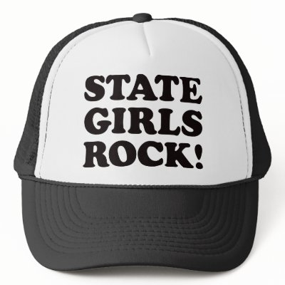 State Girls - Black Mesh Hats by visualnewbie
