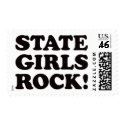 State Girls - Black postage