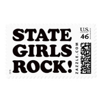 State Girls - Black postage