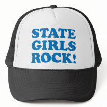State Girls - Blue hats by visualnewbie State Girls - Blue hats