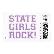 State Girls Rock - Pink postage
