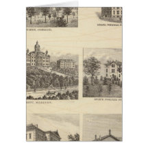 State normal schools and State University Greeting Card