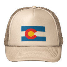 State of Colorado flag Hats
