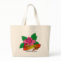 State of Georgia Gifts and Tees for Kids, Adults Canvas Bags
