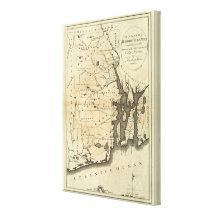 State of Rhode Island Canvas Print