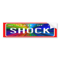 State of Shock bumper stickers