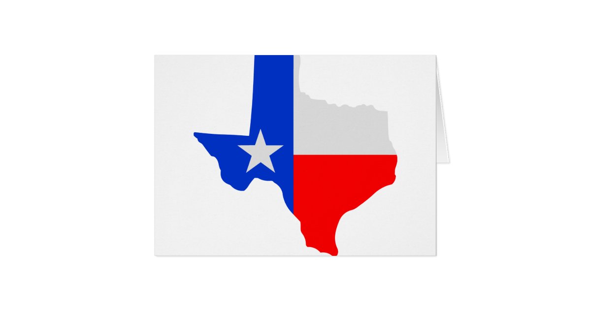 State of Texas Lone Star Card Zazzle