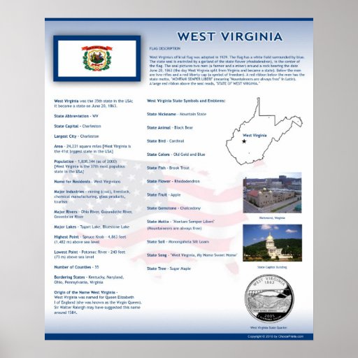 State of West Virginia,WV Posters
