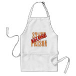State Prison Escapee Halloween Humor Aprons