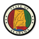 STATE SEAL OF ALABAMA magnets