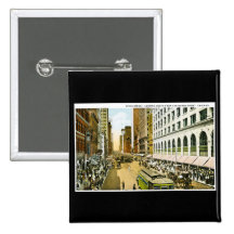 State Street, Chicago, Illinois Button