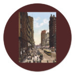 State Street north from Madison Street Chicago Sticker
