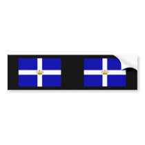 State   the Kingdom Greece, Greece Bumper Sticker