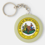 State Virginia, USA Keychain