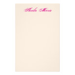 STATEMENT CORRESPONDENCE Stationery stationery