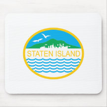 Staten Island Borough Flag Mouse Mats
