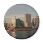 Staten Island Ferry &amp; Twin Towers In Memoriam view Fridge Magnet