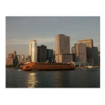 Staten Island Ferry & Twin Towers In Memoriam view Postcards