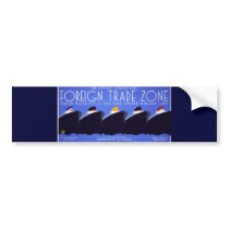 Staten Island Vintage WPA Poster Bumper Stickers