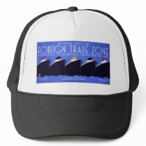 Staten Island Vintage WPA Poster Mesh Hats