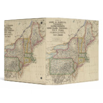 States of Maine, New Hampshire, Vermont Vinyl Binder