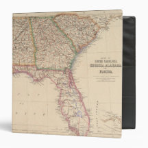 States of South Carolina, Georgia, and Alabama 3 Ring Binder