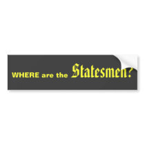 Statesmen bumper sticker bumper stickers