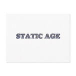Static Age White Noise Post Card