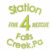 Station, 4, Falls Creek,Pa, Fire, Rescue-Hoodie embroidered shirts by pammys Station, 4, Falls Creek,Pa, Fire, Rescue-Hoodie embroidered shirts