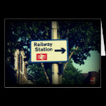 Station Sign cards