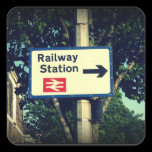 Station Sign stickers