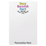 Stationary - Burp Scratch Fart Stationery