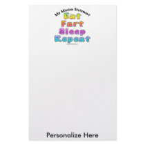 Stationary - Eat Fart Sleep Repeat Stationery