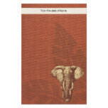 Stationary Safari Elephant Personalized Stationery