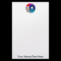 Stationary - Santa Claus Moon stationery