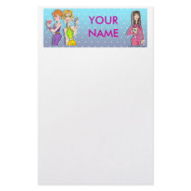 Stationary - Three Martini Divas Stationery Design