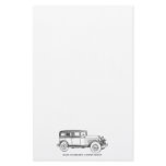Stationary Vintage Sedan Car stationery