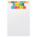 Periodic Table Writer Stationery