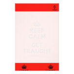 [Crown] keep calm and get traught  Stationery