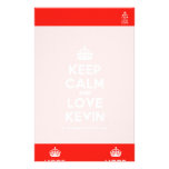 [Crown] keep calm and love kevin  Stationery