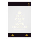 [Crown] keep calm and love yourself  Stationery