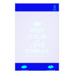 [Two hearts] keep calm and love eunhae  Stationery