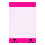 [Chef hat] not calm keep on cooking me  Stationery
